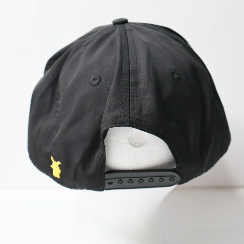 Dutch Bros Coffee Have a Dutch Day Black Rope Snapback Hat Smiley Face Windmill